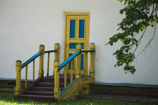 Antiguas Chozas Étnicas Casas Ucranianos Pereyaslav — Foto de Stock