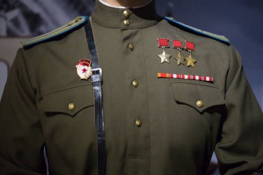 Kızıl Ordu 'nun Sovyet askerinin üniforması.