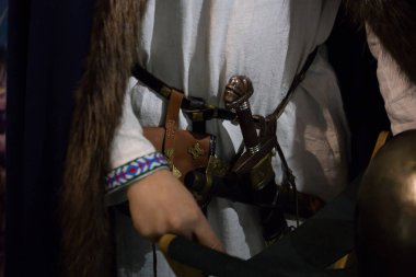 Zaporizhya Sich 'in Kazak ve Hetman kıyafetleri.