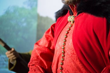 Zaporizhya Sich 'in Kazak ve Hetman kıyafetleri.