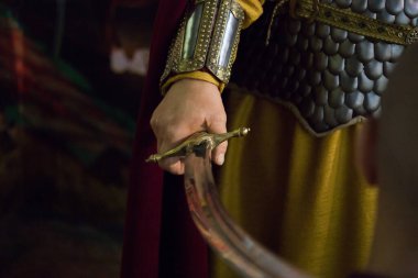 Zaporizhya Sich 'in Kazak ve Hetman kıyafetleri.