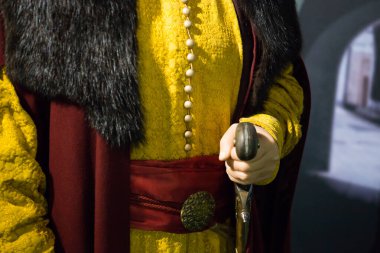 Zaporizhya Sich 'in Kazak ve Hetman kıyafetleri.