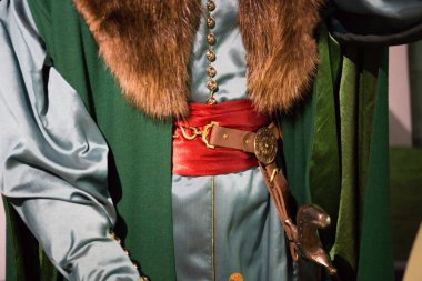 Zaporizhya Sich 'in Kazak ve Hetman kıyafetleri.