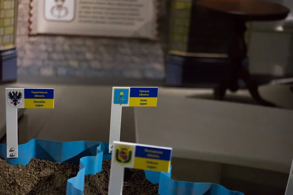 Киев Украина 2020 Знак Области Украины — стоковое фото