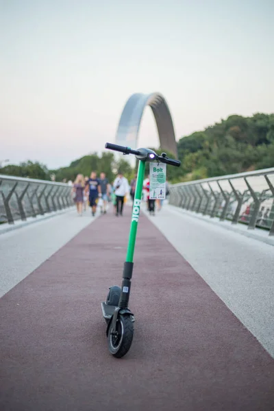 Kiev Oekraïne 2020 Elektrische Scooterbout Voor Openbaar Gebruik Stad — Stockfoto