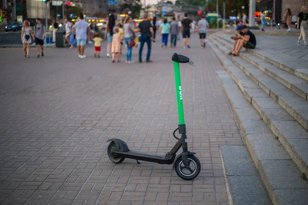 Kiew Ukraine 2020 Elektro Roller Für Den Öffentlichen Gebrauch Der — Stockfoto
