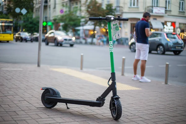 Kyiv Ukraine 2020 Electric Scooter Bolt Public Use City — Stock Photo, Image