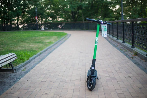 Kyiv Ukraine 2020 Electric Scooter Bolt Public Use City — Stock Photo, Image