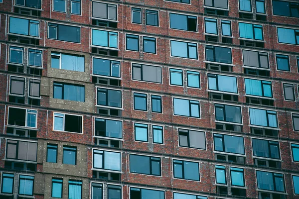 Glasfönster Kontorsbyggnad Modern Stad Finansdistriktet — Stockfoto