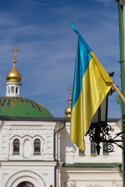 Ortodoks Kilisesi manzarası Kiev Pechersk Lavra