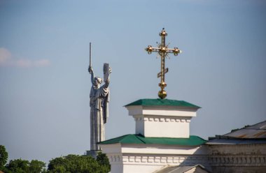 Ortodoks Kilisesi manzarası Kiev Pechersk Lavra