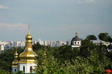 Ortodoks Kilisesi manzarası Kiev Pechersk Lavra