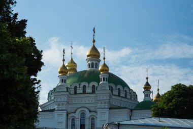 Ortodoks Kilisesi manzarası Kiev Pechersk Lavra