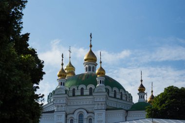 Ortodoks Kilisesi manzarası Kiev Pechersk Lavra