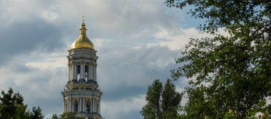 Ortodoks Kilisesi manzarası Kiev Pechersk Lavra