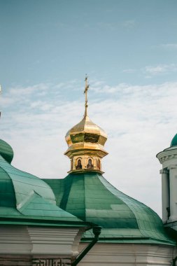 Ortodoks Kilisesi manzarası Kiev Pechersk Lavra