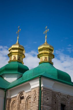 Ortodoks Kilisesi manzarası Kiev Pechersk Lavra