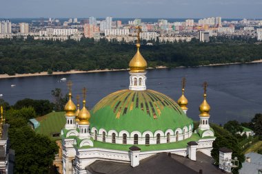 Ortodoks Kilisesi manzarası Kiev Pechersk Lavra