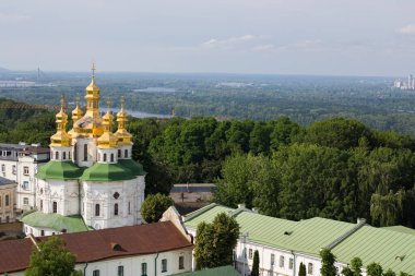 Ortodoks Kilisesi manzarası Kiev Pechersk Lavra