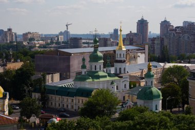 Ortodoks Kilisesi manzarası Kiev Pechersk Lavra