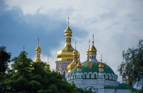 Utsikt Över Den Ortodoxa Kyrkan Kiev Pechersk Lavra — Stockfoto