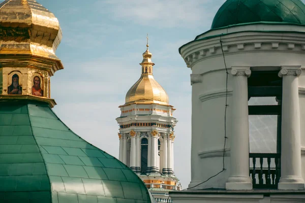 Utsikt Över Den Ortodoxa Kyrkan Kiev Pechersk Lavra — Stockfoto