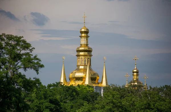 Veduta Della Chiesa Ortodossa Kiev Pechersk Lavra — Foto Stock