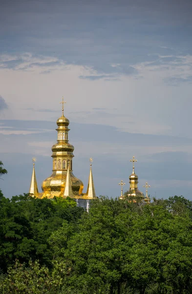 Veduta Della Chiesa Ortodossa Kiev Pechersk Lavra — Foto Stock