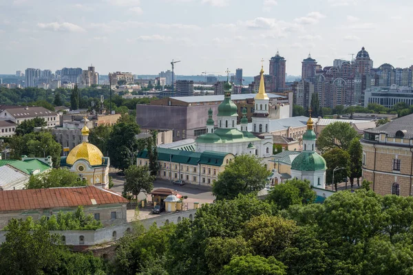 Vista Iglesia Ortodoxa Kiev Pechersk Lavra — Foto de Stock