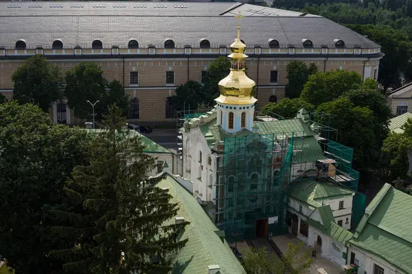 Widok Cerkiew Kijów Ławra Peczerska — Zdjęcie stockowe