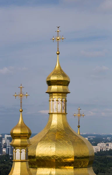 基辅东正教会视图Pechersk Lavra — 图库照片
