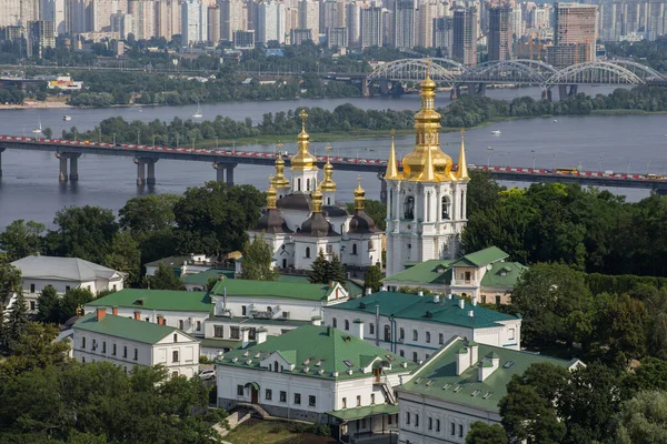 Utsikt Över Den Ortodoxa Kyrkan Kiev Pechersk Lavra — Stockfoto