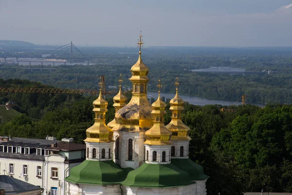 View Orthodox Church Kiev Pechersk Lavra — Stock Photo, Image