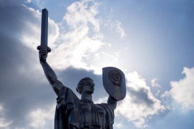 Sovyet Anıtı Kiev 'in merkezinde.