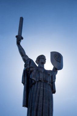 Sovyet Anıtı Kiev 'in merkezinde.