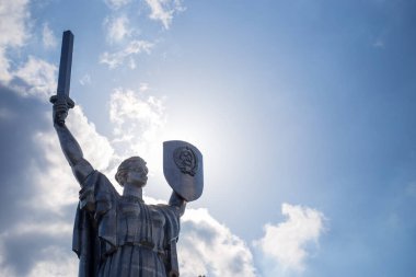 Sovyet Anıtı Kiev 'in merkezinde.