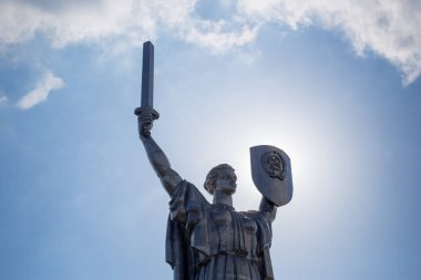 Sovyet Anıtı Kiev 'in merkezinde.