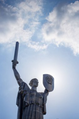 Sovyet Anıtı Kiev 'in merkezinde.