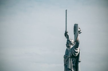 Sovyet Anıtı Kiev 'in merkezinde.