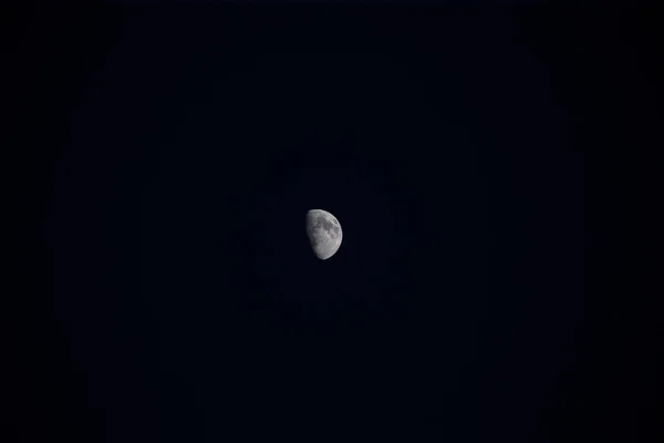 Nem Uma Lua Cheia Céu — Fotografia de Stock