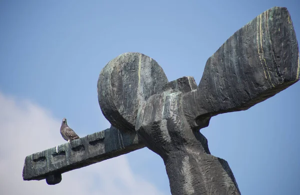 Stort Monument Över Tiden För Ussr — Stockfoto