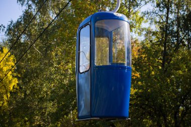 Sovyet fütüristik teleferiği Gorky Park, Kharkov 'da.