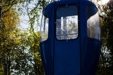 Sovyet fütüristik teleferiği Gorky Park, Kharkov 'da.