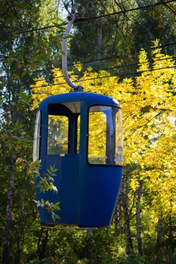 Sovyet fütüristik teleferiği Gorky Park, Kharkov 'da.