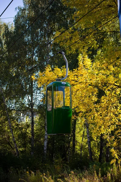 Soviet Futuristic Cable Car Kharkov Gorky Park — Stock Photo, Image