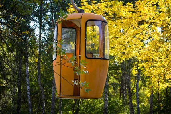 Carro Cabo Futurista Soviético Kharkov Gorky Park — Fotografia de Stock