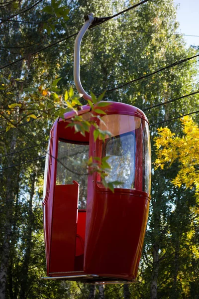 Soviet Futuristic Cable Car Kharkov Gorky Park — Stock Photo, Image