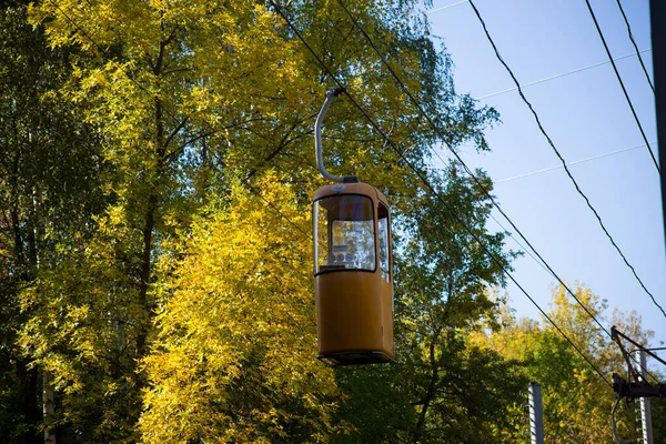 Soviet Futuristic Cable Car Kharkov Gorky Park — Stock Photo, Image