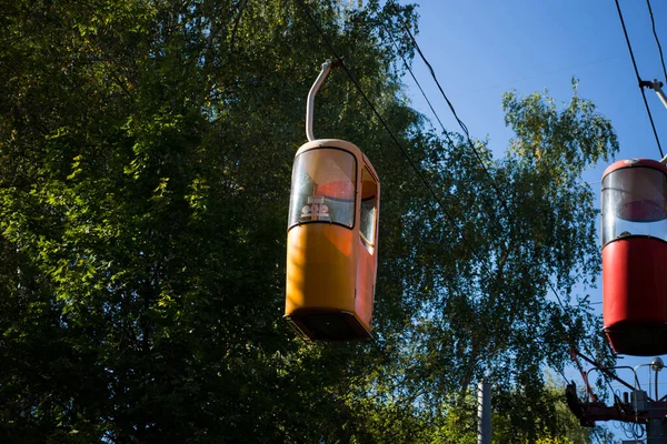 Szovjet Futurisztikus Felvonó Harkovban Gorkij Parkban — Stock Fotó