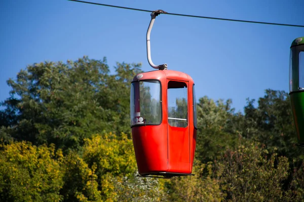 Soviet Futuristic Cable Car Kharkov Gorky Park — Stock Photo, Image